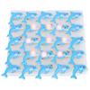 25Pcs Flash LED Light Dolphin Shape Badge Shine Pin Christmas and Halloween Gifts