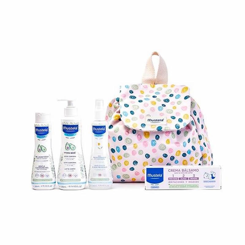 

Рюкзак Mustela Little Moments Polka Dots, набор из 5 предметов