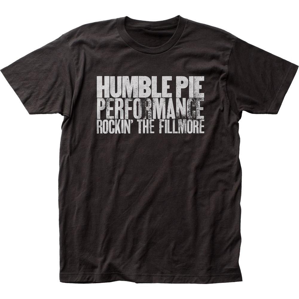Humble Pie Rockin’ the Filmore Mens T Shirt Music Classic Rock Band Tee Black Unisex T-Shirt XXXL