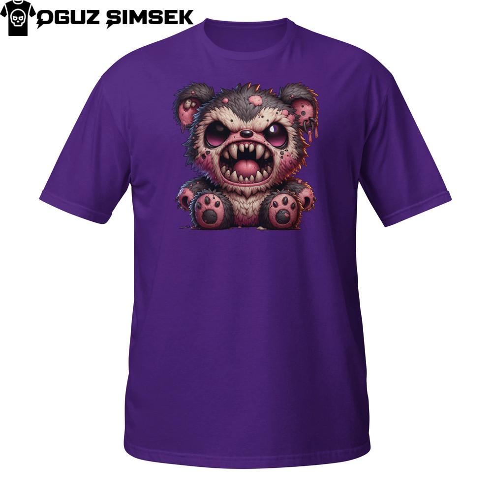 

Creepy Teddy Bear T-Shirt | Cute Horror Plush Design | Scary Kawaii Goth Tee 3XL