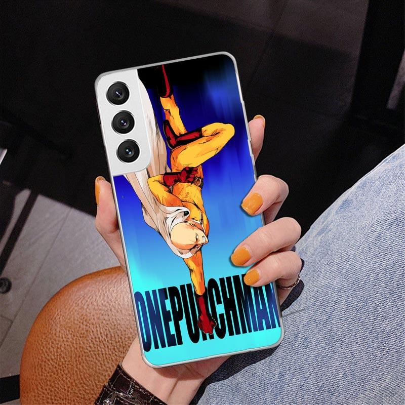 One-Punch Man Anime Phone Case For Samsung Galaxy S24 S25 Edge S26 Ultra S23 S22 S21 Plus S20 FE + Personalized Print Cover Gala