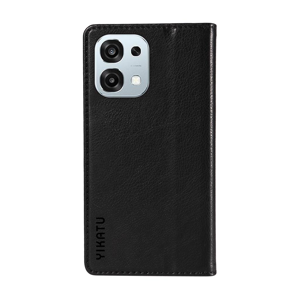 For Oppo A6 Pro 4G/Oppo F31 5G/Oppo A6 Pro 5G Wallet Case YIKATU YK-006 Magnetic Closure Leather Phone Cover Litchi Texture