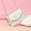 Cowhide Bag, Women's Bag, Foreign Style Messenger Chain Bag, Light Luxury Shoulder Bag, Birthday Gift, High Sense for Girlfriend and Wife