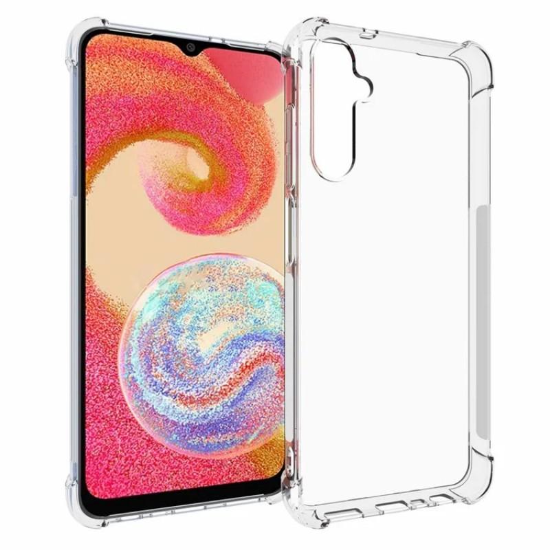 

For Samsung Galaxy A05 4G Back Cover WANLONFENG TM Series 2.0mm Clear TPU Phone Case (Big Lens Hole) Transparent
