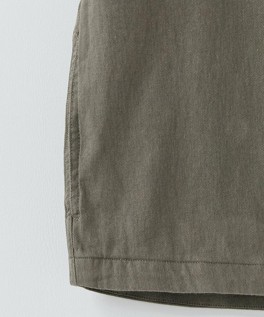 Leopeusaideu Trucker Half Shirt Jacket Mud