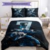 Cristiano Ronaldo Bedding Set Breathable Duvet Cover with Pillowcases Decorative Bed Linen for Bedroom Home Decoration Birthday Gift