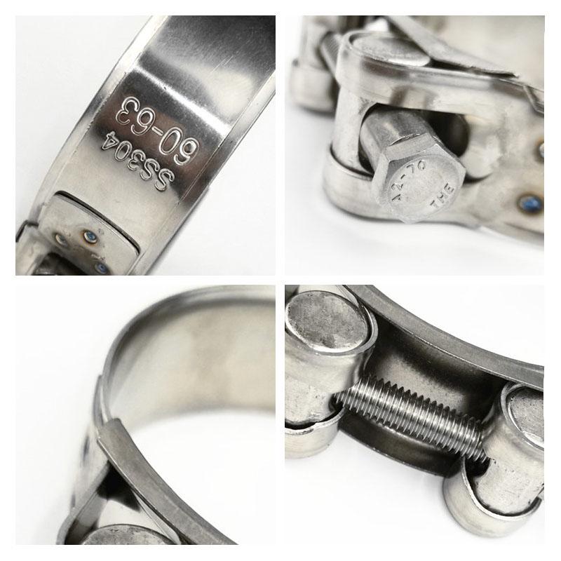 304 Stainless Steel European Style Hose Clamp and Pipe Fixing Clip