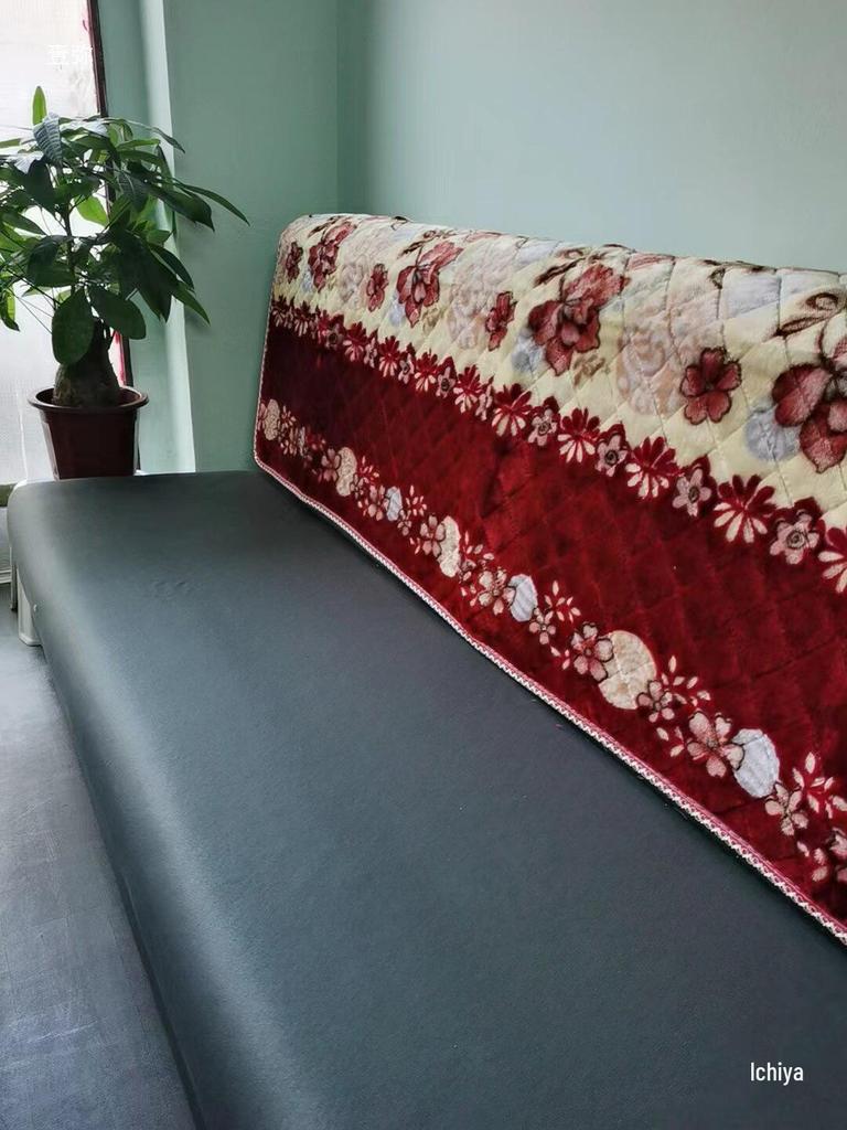 Thick Non-Slip Winter Sofa Cushion for 3-Seater - Solid Wood, Spring/Autumn Use
