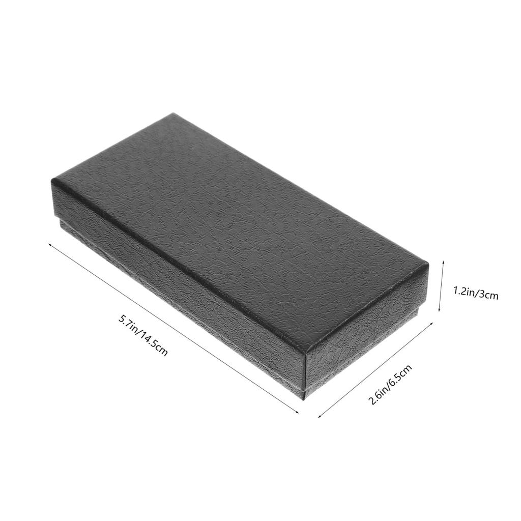 PACKOVE 10-Pack Watch Gift Boxes with Lids and Paper Foam Filling, Portable Watch Storage Cases, Perfect for Gifts, 5.7 X 2.6 X 1.2 Inches