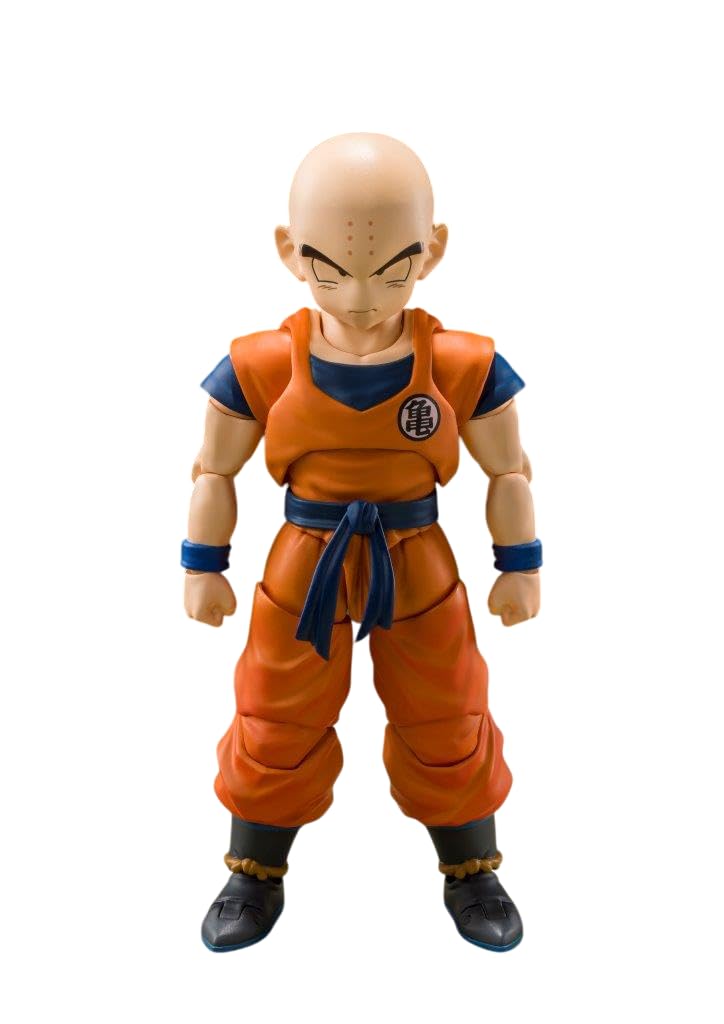 Tamashii Nations S.H. Figuarts Dragon Ball Z Krillin The Strongest Human Reissue 115mm PVC ABS Movable Figure