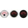 52mm Waterproof Oil Pressure Gauge Meter 0-30Bar 0-435Psi with Red Backlight for 12V 24V Truck Yacht Car Boat Universal