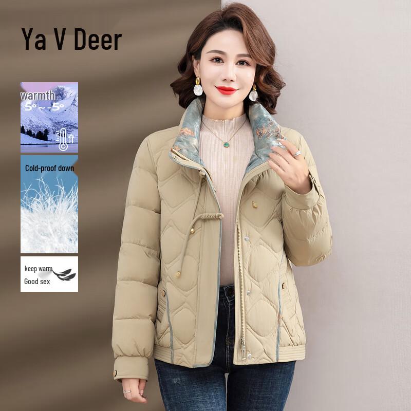 Yalu Mid-Aged Women's Short Down Jacket