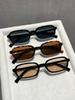 3PCS Fashion Square Mini Frame Sunglasses for Models Daily Shopping Commuting Photography Styling Sun Protection