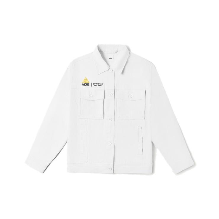 

Vans Logo Casual Jacket Men Jackets Off-White VN0A4RBPFS8 S