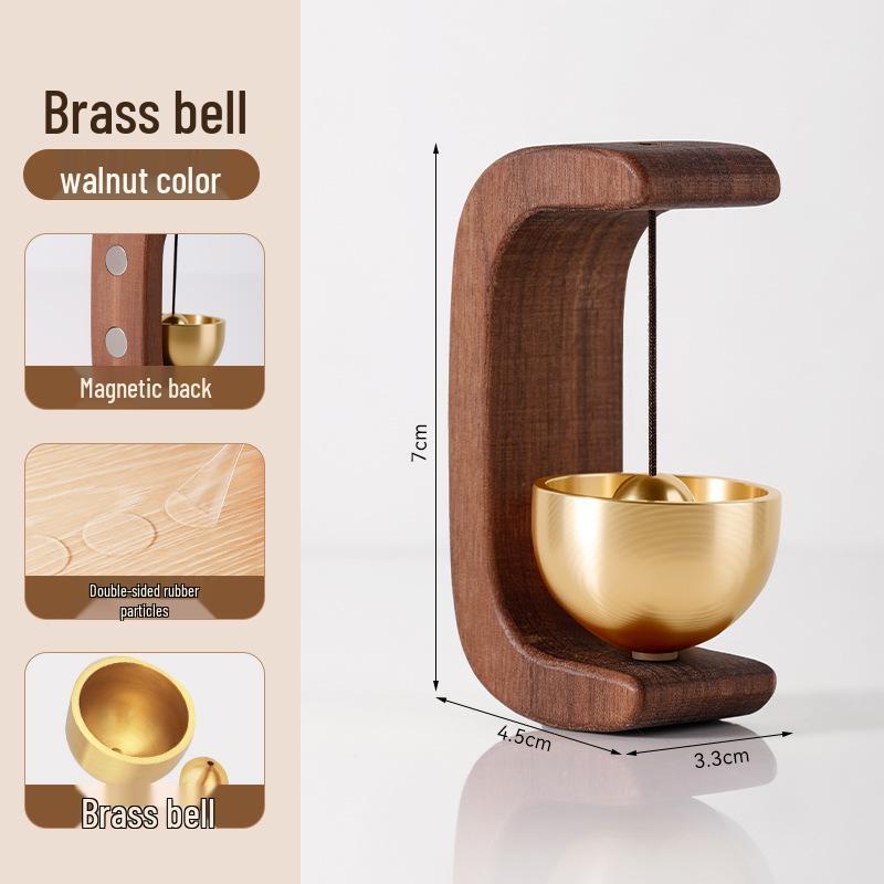 

Мідний дзвінок у японському стилі з присоскою: Підвіска-дзвіночок для вхідних дверей та декоративний підвісний подарунок