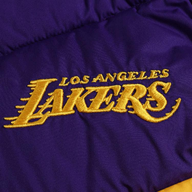 Nike Kids Sports Casual Hooded Cotton Jacket Kids Outerwear Lakers-Purple 3Z2B7FEXT-LAK