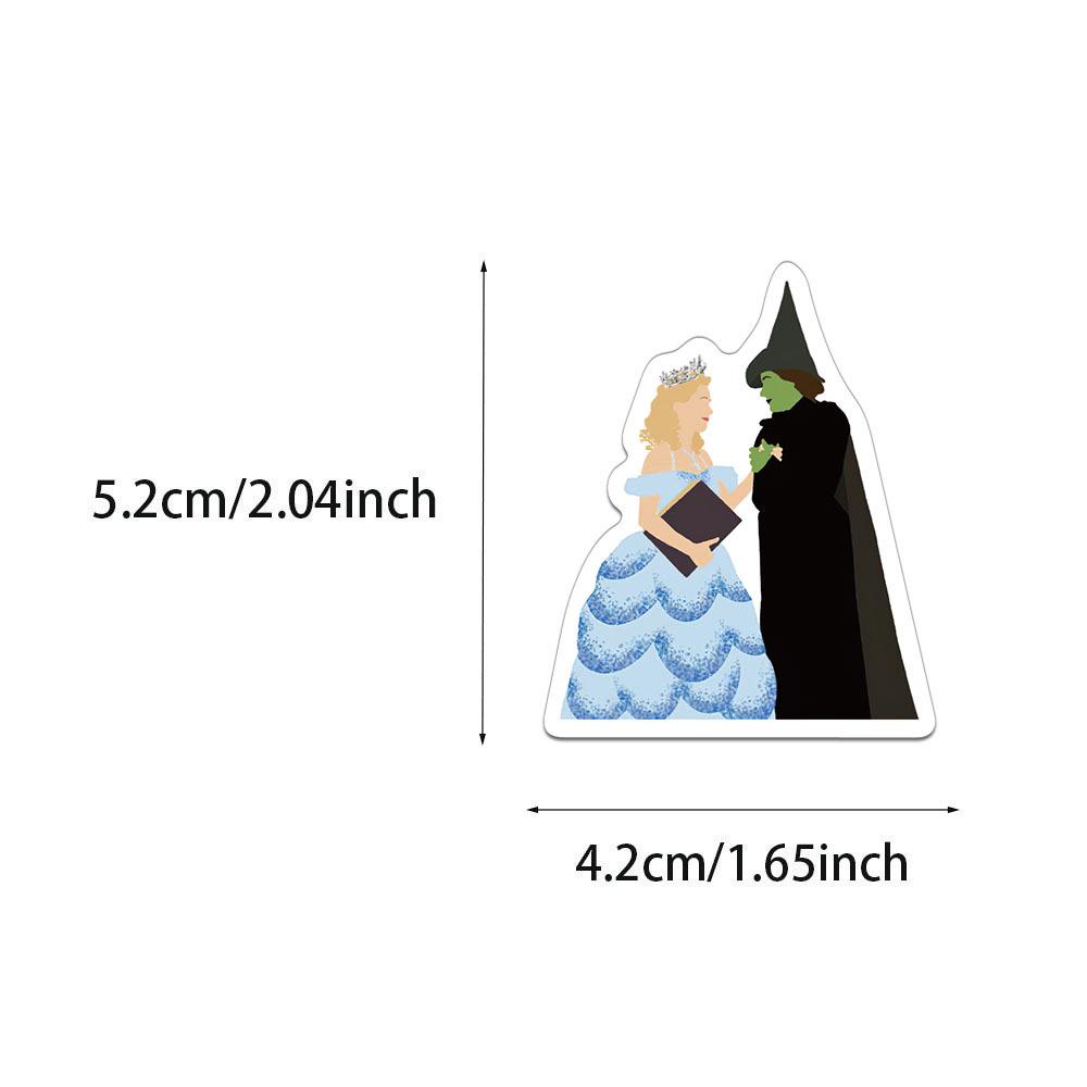 Wicked Witch Creative Stickers Set - 50 Sheets for Journals, DIY Crafts & More
