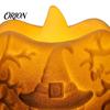 Halloween Pumpkin Lantern LED Candle, Flameless Electronic Tealight, Embossed Resin Lantern, Decorative for Spooky Table Decor Indoor Outdoor