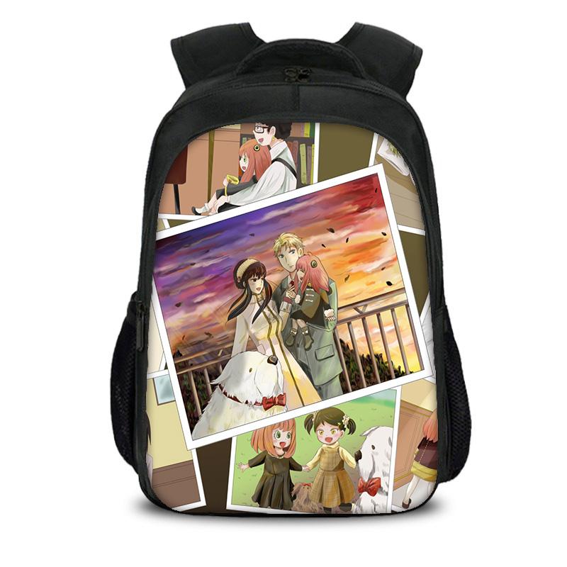 SPY×FAMILY Double Layer Backpack Durable, Trendy, Versatile, Large Capacity Cartoon School Boy and Girl Birthday Best Gift