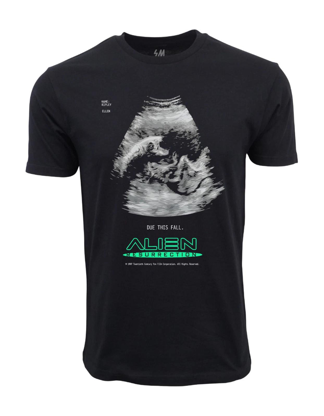 Unisex Adult Casual Graphic ALIEN RESURRECTION DUE THIS FALL Graphi... S