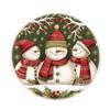 Non-Slip Christmas Santa Coasters Reindeer Insulation Pad Snowman Ceramics  Family Gathering