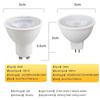 GU10 LED Lamp MR16 LED Bulb 6W 220V 110V 12V Lampada LED Condenser Lamp Diffusion Spotlight Energy Saving Home Lighting