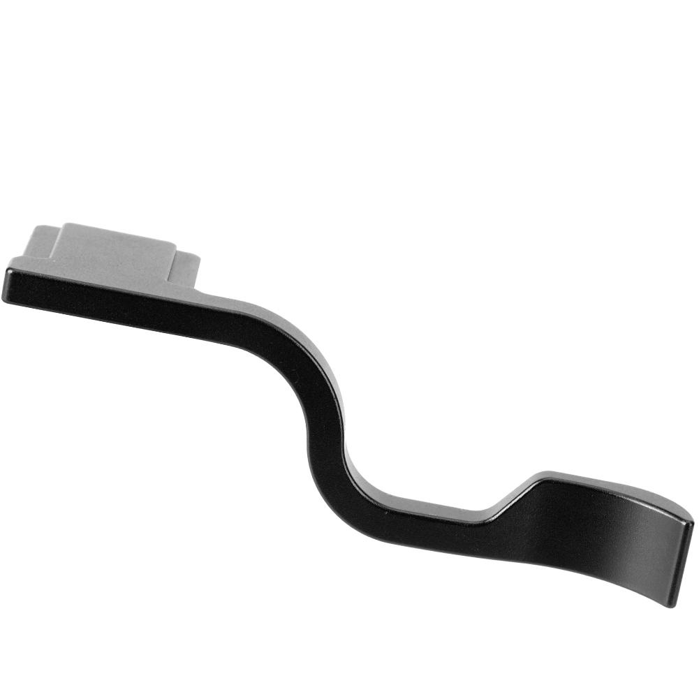 Camera Hot Shoe Finger Thumb Handle Aluminum Alloy Fit for Fuji X‑H1 Mirrorless Cameras(Black )