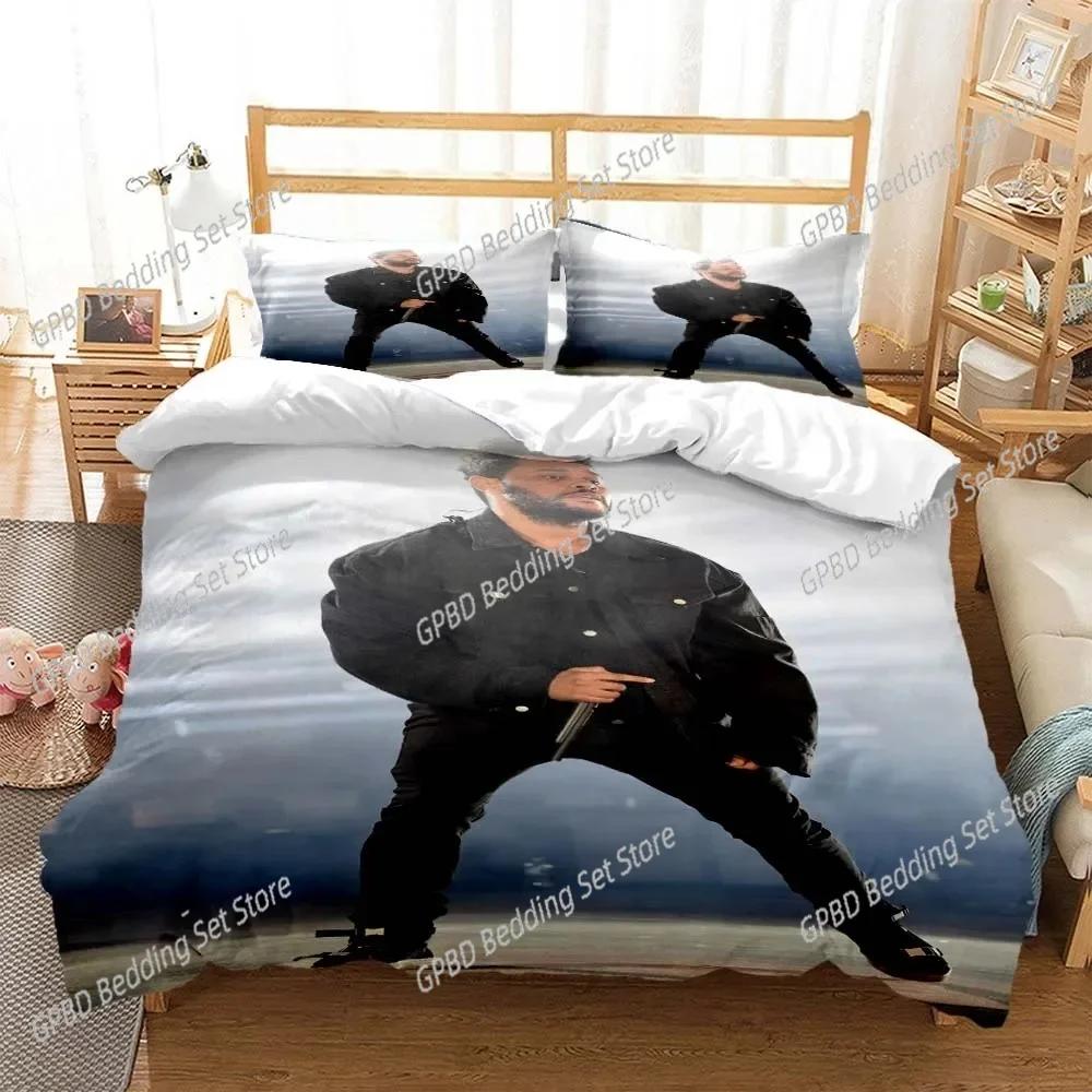 Die Weknd fashion pop singer Beding Set For Bedrom Soft Modern Bedspreads Comefortable Soft Duvet Cover Comfortable Quilt Cover And Pilowcase