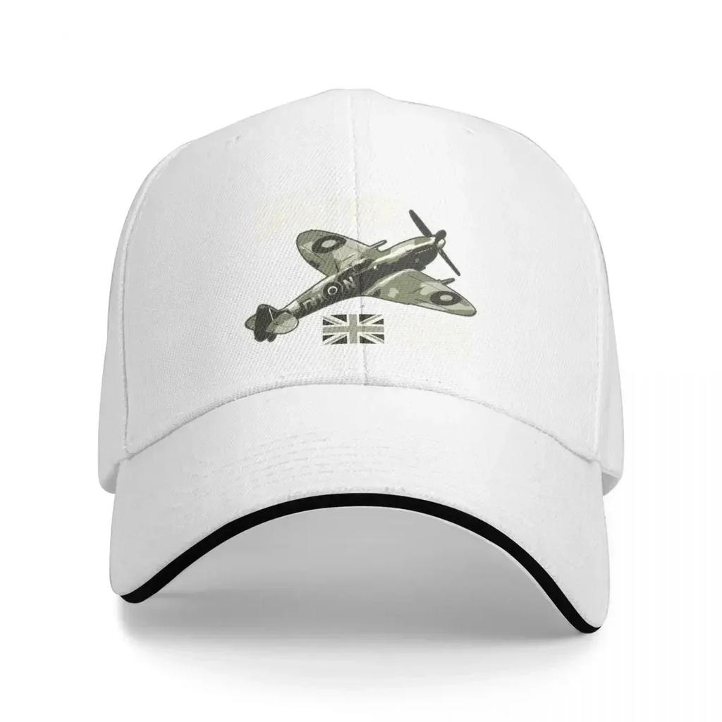 Samolot myśliwski Samolot RAF Samolot z II wojny światowej Brytyjska legenda Spitfire Czapka bejsbolówka Unisex Czapka z daszkiem Daszek Przeciwsłoneczny Kapelusz outdoorowy