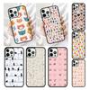 Cute Cat Pattern Kitten Phone Case for iPhone 17 Air 16 16e 15 Plus for Apple 13 11 12 14 Pro Max Cover Coque Fundas