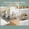 Multi-Functional Kitchen Sink Draining Rack Stainless Steel Sink Organizer  Bathroom