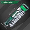 72 Tooth Ratchet Wrench Socket Set Auto Tools Set Motorcycle Car Repair Hand Tools Spanner Sleeves Head Auto Repairing Kit