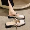 Fashion Outside Shoes for Women With Heel Sandals 2025 Luxury Comfortable and Elegan Slides Vip Chic Elegant Summer Woman Slippers Sale