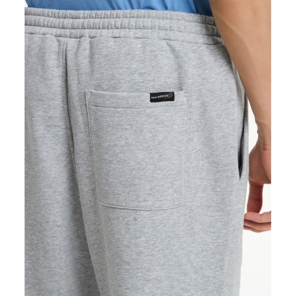 New Balance Nbmle41043 Uni Ess Classic Brushed Wide Pants  Gray 