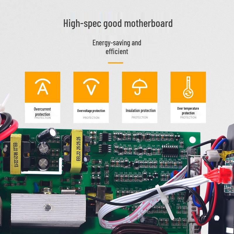 Mini Máquina de Solda Elétrica MMA Portátil 220V, Inversor DC Máquina de Solda Manual para Metalurgia Doméstica