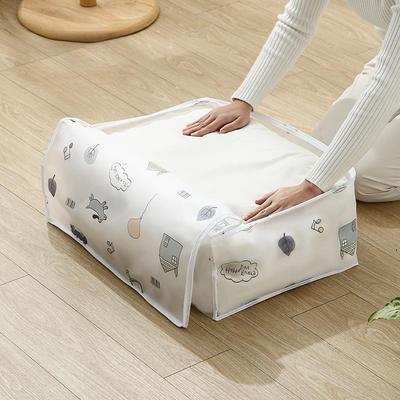 Quilt-Tasche mit großem Fassungsvermögen, Aufbewahrungstasche für Haushaltsdruck, transparente wasserdichte und staubdichte Aufbewahrungstasche für Kleidung
