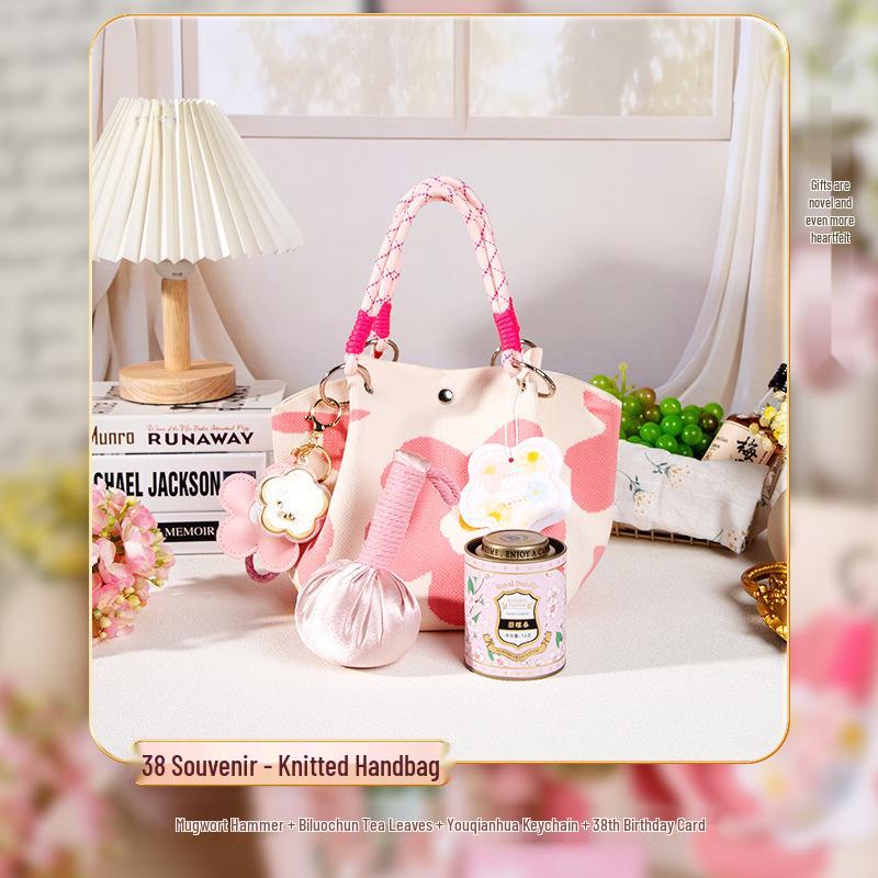 Goddess Festival Women s Day Gift Handbag Set: Practical Souvenir for Clients