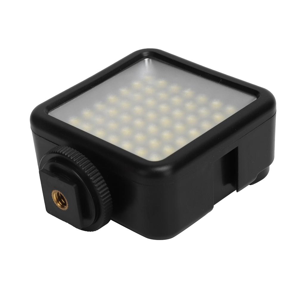 W49 Mini Portable LED Video Light Adjustable 6000K Fill Light for Gropro Sports Camera