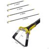 Garden Hoe with Handle Multifunctional Tool Weeding Rake for Scarifying