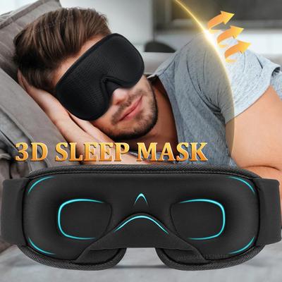 3D Sleeping Mask 100% Blockout Light Sleep Mask For Eye Soft Eye Mask For Travel Eyeshade Night Breathable Blindfold Slaapmasker