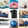 Compacts Rechargeable Air Pumps For Inflatables with 4 Nozzles Fast Flows Overheats Protecting Outdoor Travel Essential
