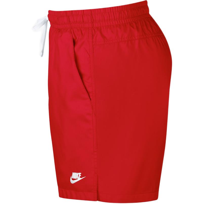 Nike Sportswear Logo Embroidered Drawstring Woven Shorts Men Bottoms University-Red AR2382-657