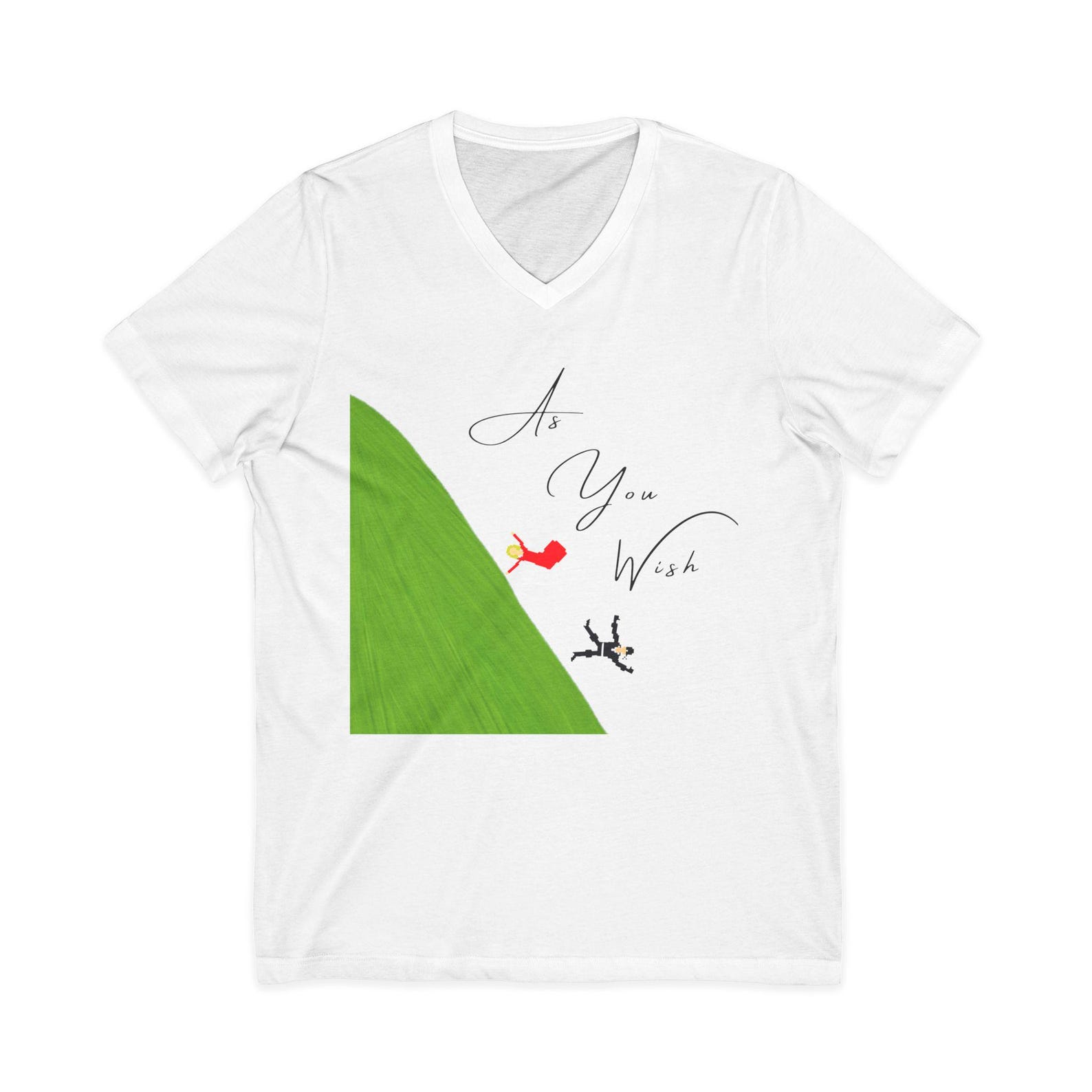 As You Wish Princess Bride V-neck T-shirt | Princess Buttercup Tee S