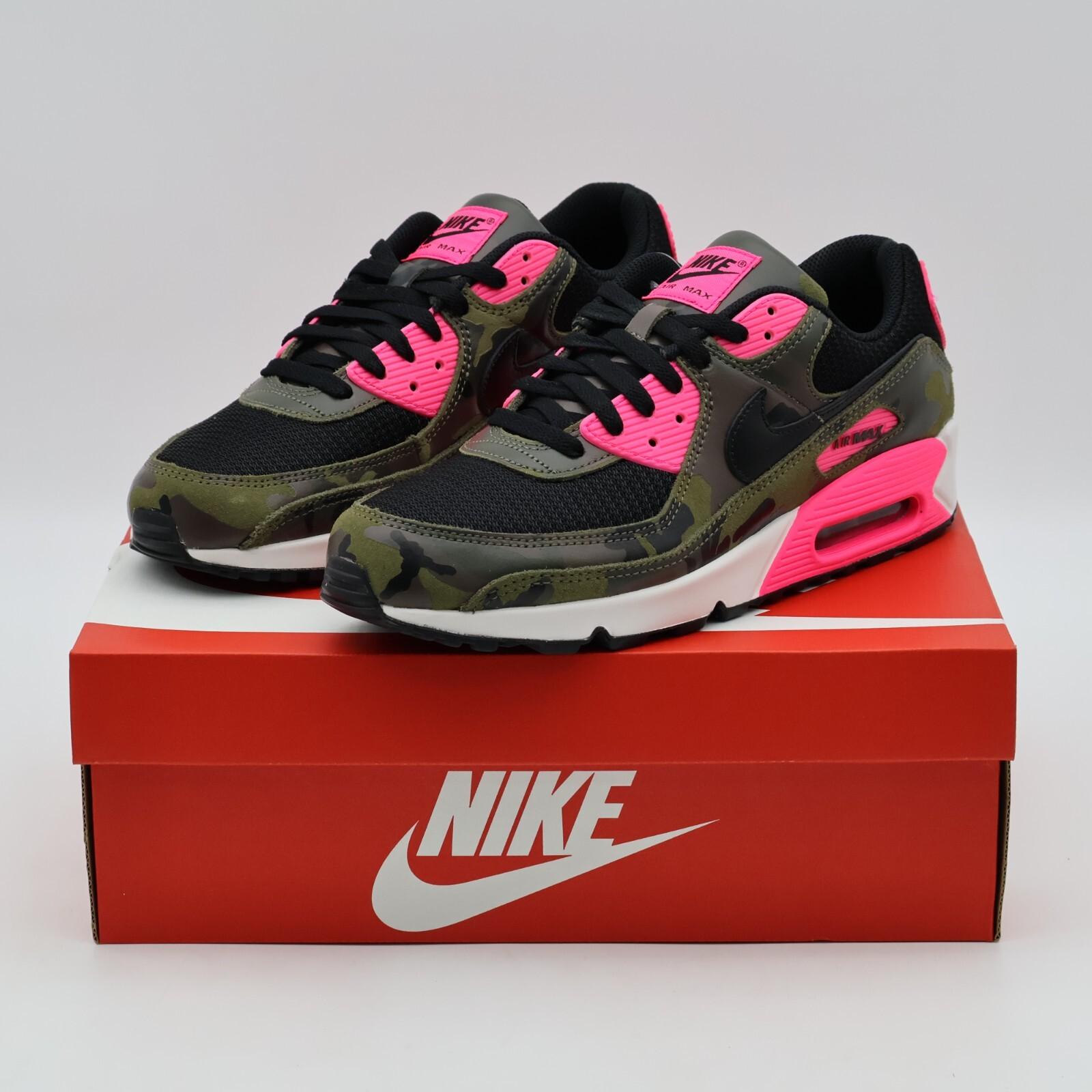 IF1721-300 Nike Air Max 90 PRM Секвойя Гипер Розовый Фантомный Черный (Мужской) 10