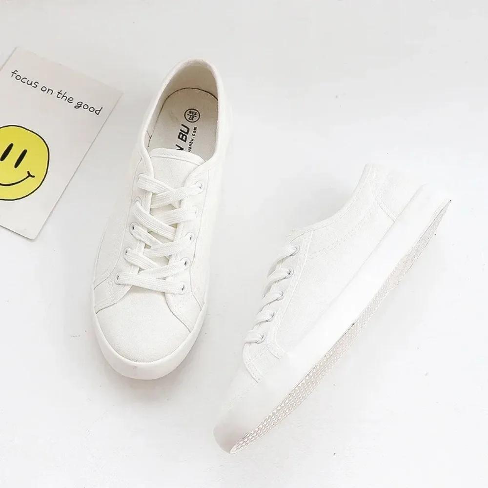 Fashion Flats Women's Shoes Simple Student Breathable Canvas Shoes Comfortable Couple Vulcanized Shoes Womens Sneakers Woman zapatos