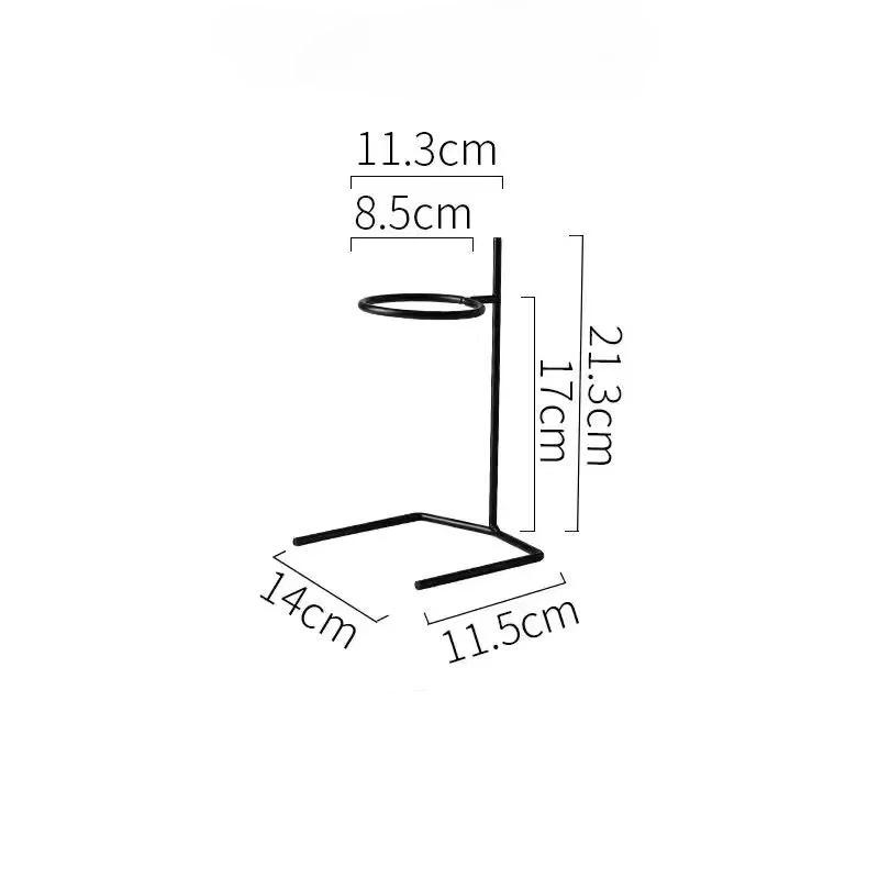 2 Pc Coffee Metal Filter Frame Holder Reusable Coffee Dripper Stand Kitchen Coffeeware Coffee Filters