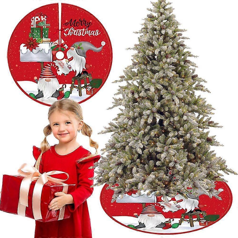 1pcs New Year Xmas Ornament Gifts Navidad Natal 2022 Decor 2023 Christmas Tree Skirt Merry Christmas Decoration For Home