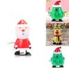 Exquisite Santa Clockwork Wind Up Toys For Kids Christmas Party Bag Stocking Fillers