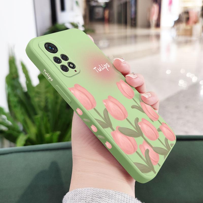 

Elegant Tulip Phone Case For Xiaomi Redmi Note 15 Pro Plus 4G 5G Silicone Cover Redmi Note 15 Pro 5G