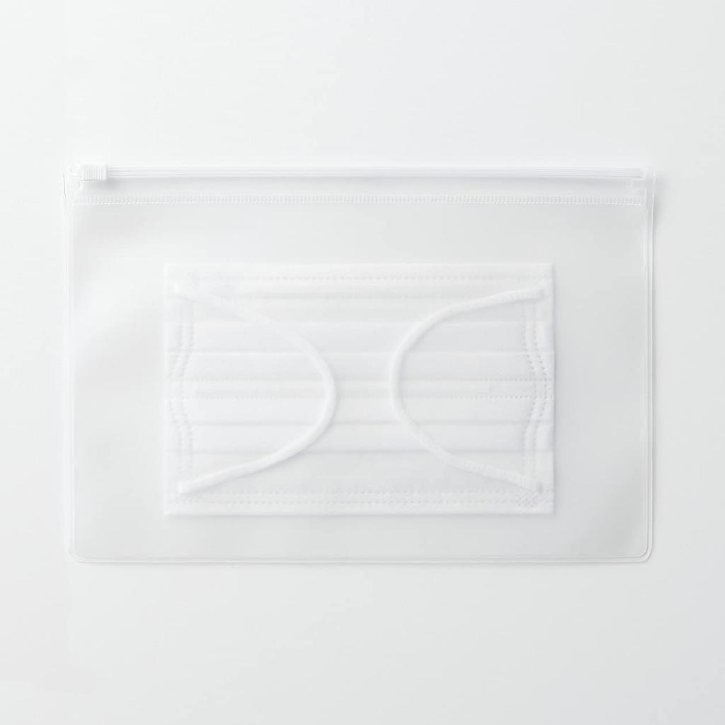MUJI Nonwoven 145 x 44513996 Masks, Medium, 5-Pack, Approx. 95mm,